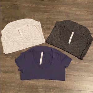 Lululemon tees (3)